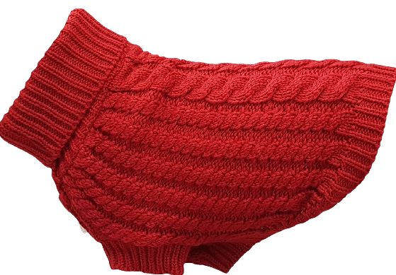 The Chunk Dog Jumper in Red - Canine-and-Co-Dog-Jumpers