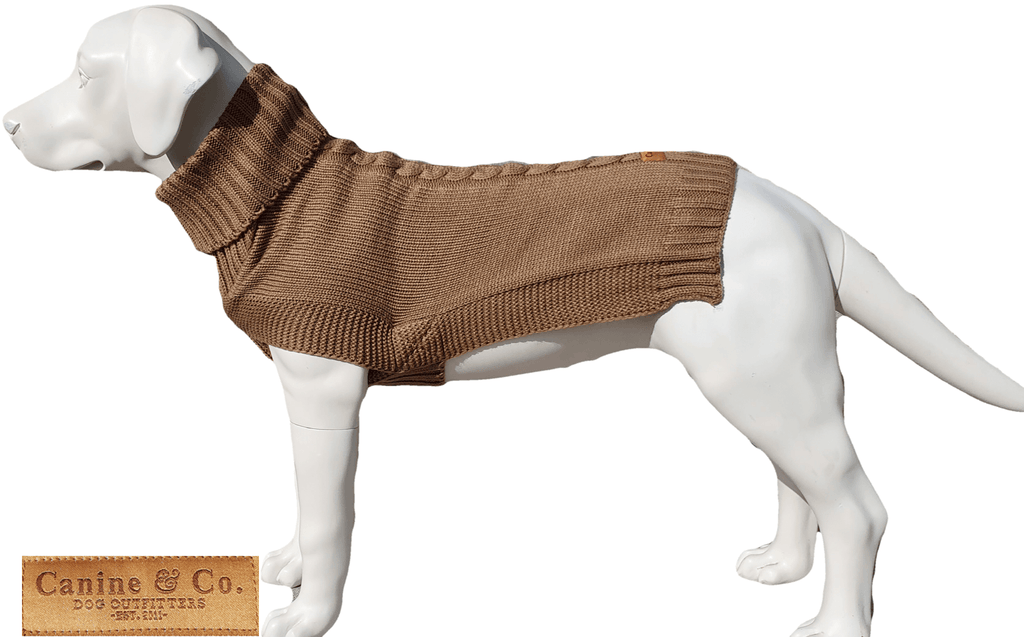 The Jazz Dog Jumper in Camel - Canine-and-Co-Dog-Jumpers